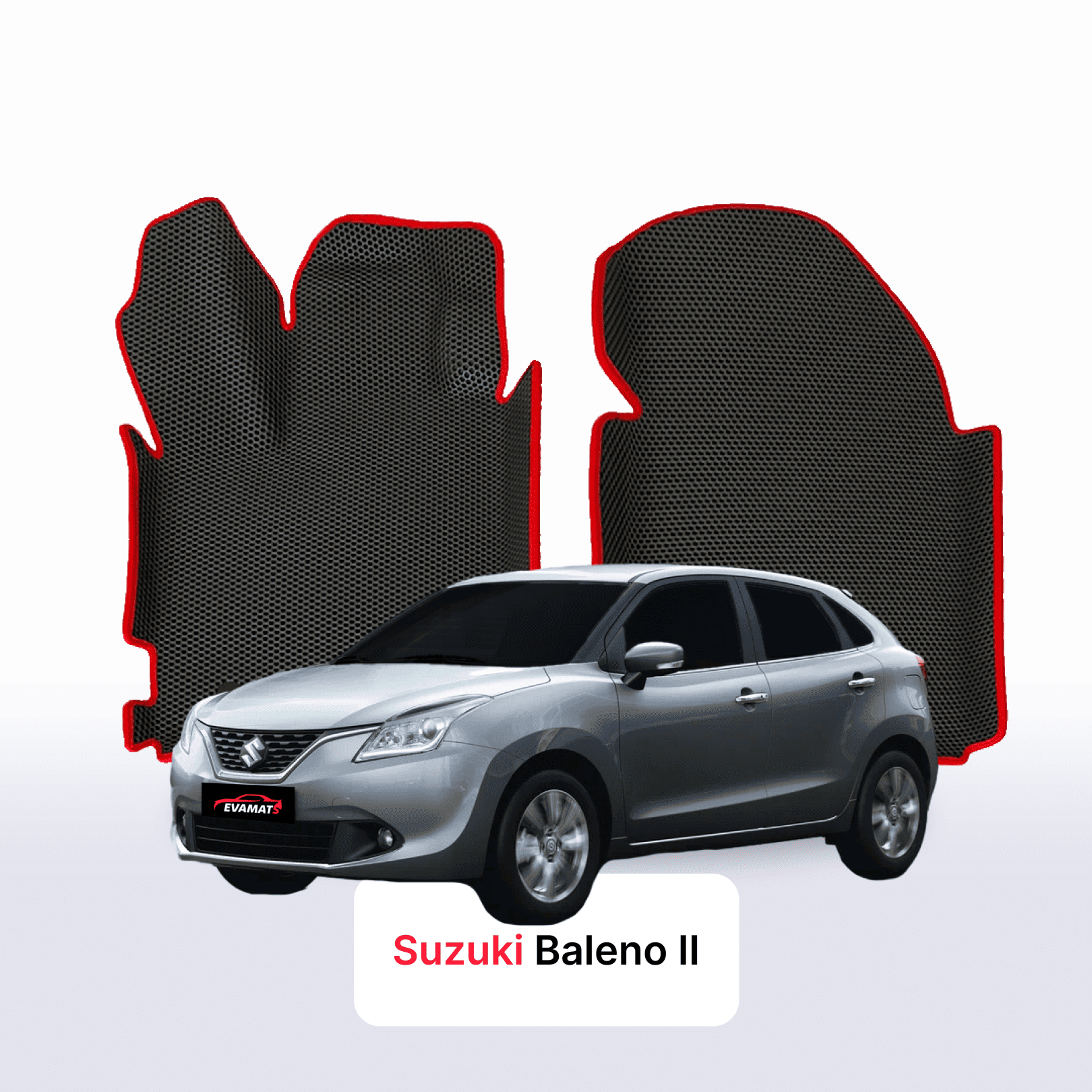 Car mats EVA for Suzuki Baleno 2 gen 2015-2026 year HATCHBACK 5 door