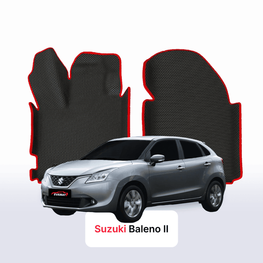 Car mats EVAMATS for Suzuki Baleno 2 gen 2015-2026 year HATCHBACK 5 door