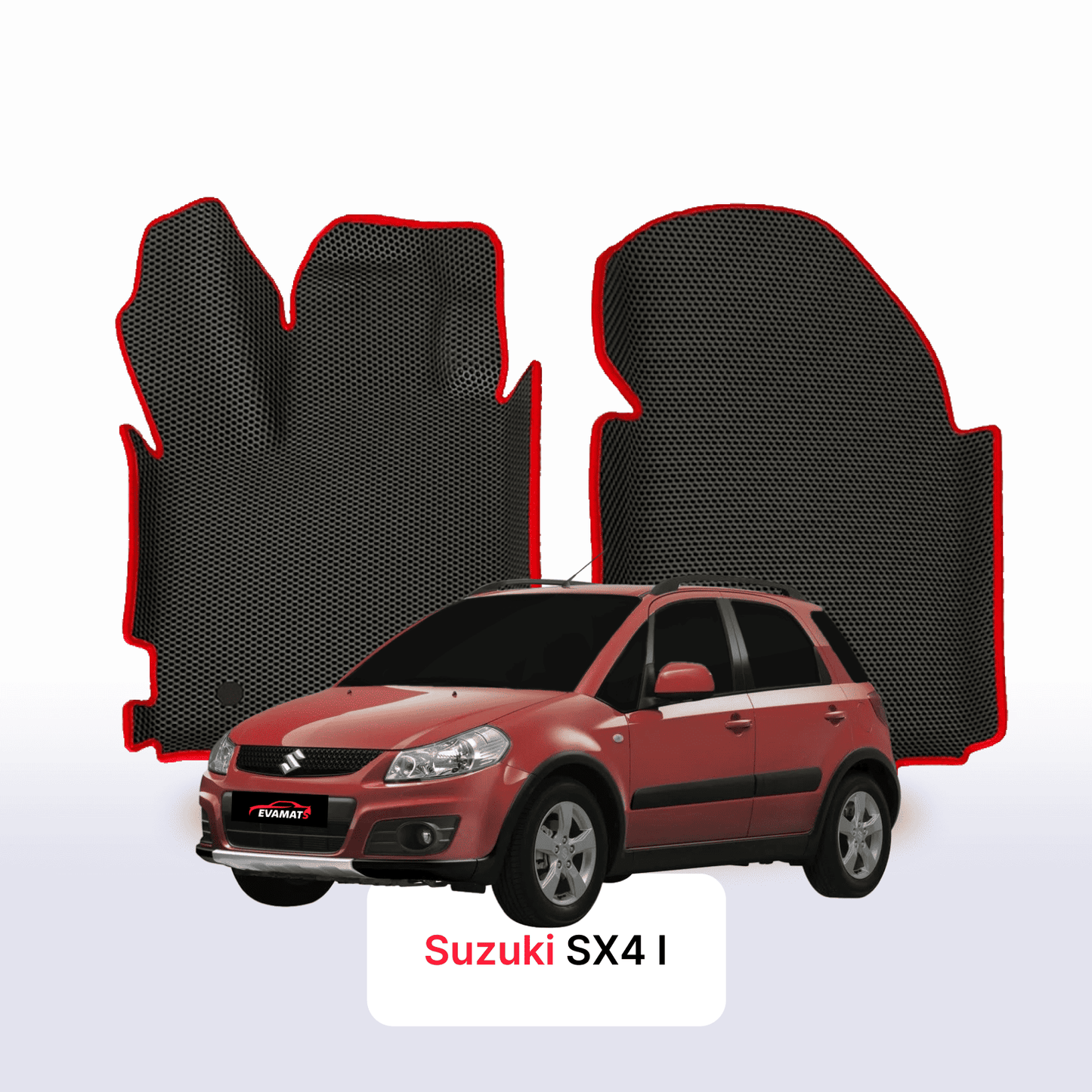 Car mats EVAMATS for Suzuki SX4 1 gen 2006-2014 year HATCHBACK 5 door