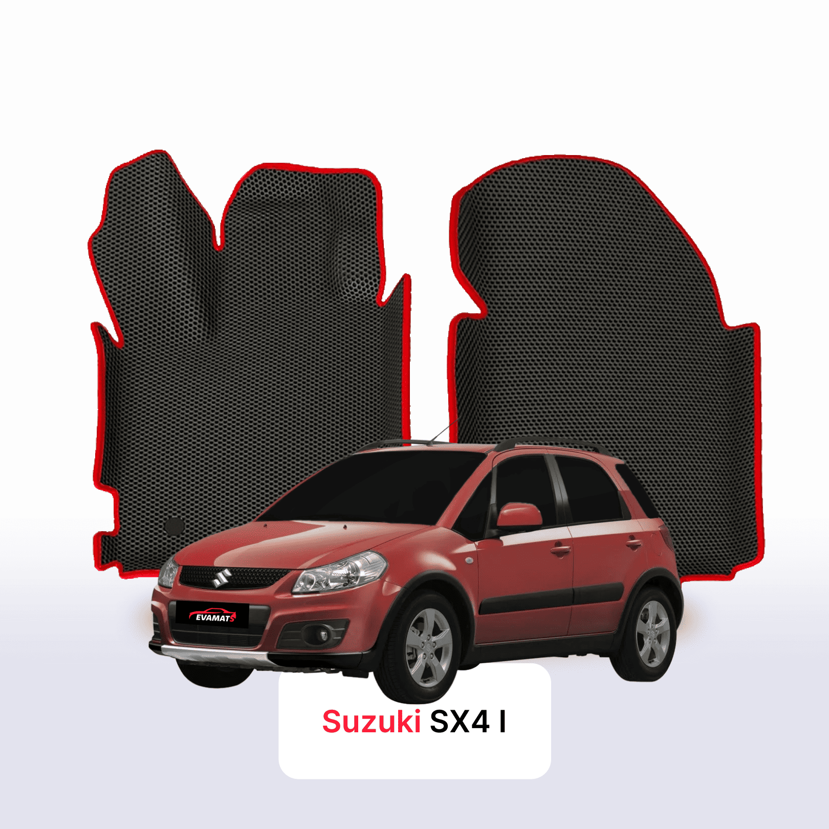 Car mats EVAMATS for Suzuki SX4 1 gen 2006-2014 year HATCHBACK 5 door