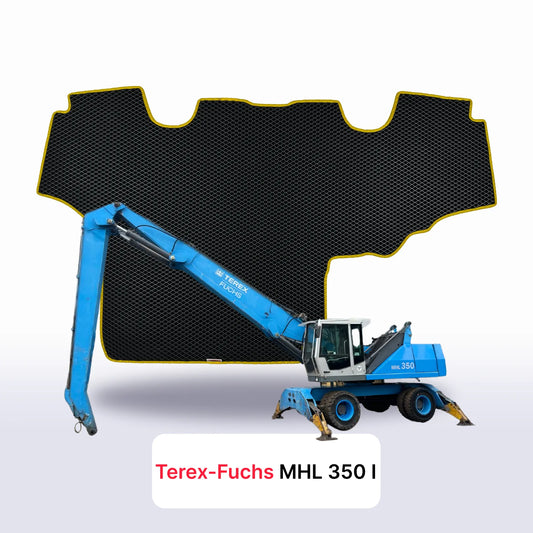 Car mats EVAMATS for Terex-Fuchs MHL 350 1 gen 2007-2027 year DIGGER