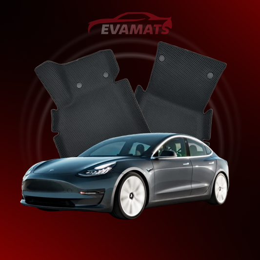 Alfombrillas de coche EVAMATS para Tesla Model 3 (Highland) 1ª generación 2022-2023 año Eléctrico SEDAN