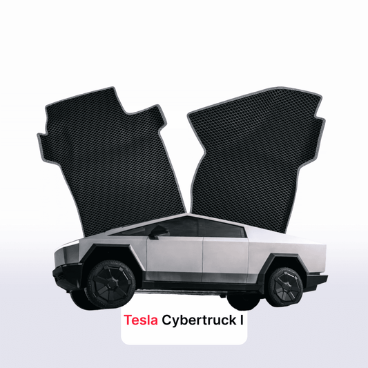 Car mats EVAMATS for Tesla Cybertruck 1 gen 2023-2024 year PICK-UP double cabin
