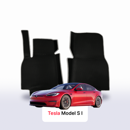 Car mats EVAMATS for Tesla Model S (S75) 1 gen 2012-2025 year LIFTBACK