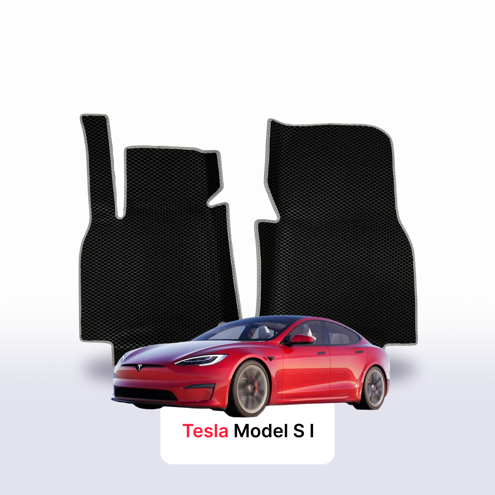 Car mats EVA for Tesla Model S (100D) 1 gen 2012-2026 year LIFTBACK