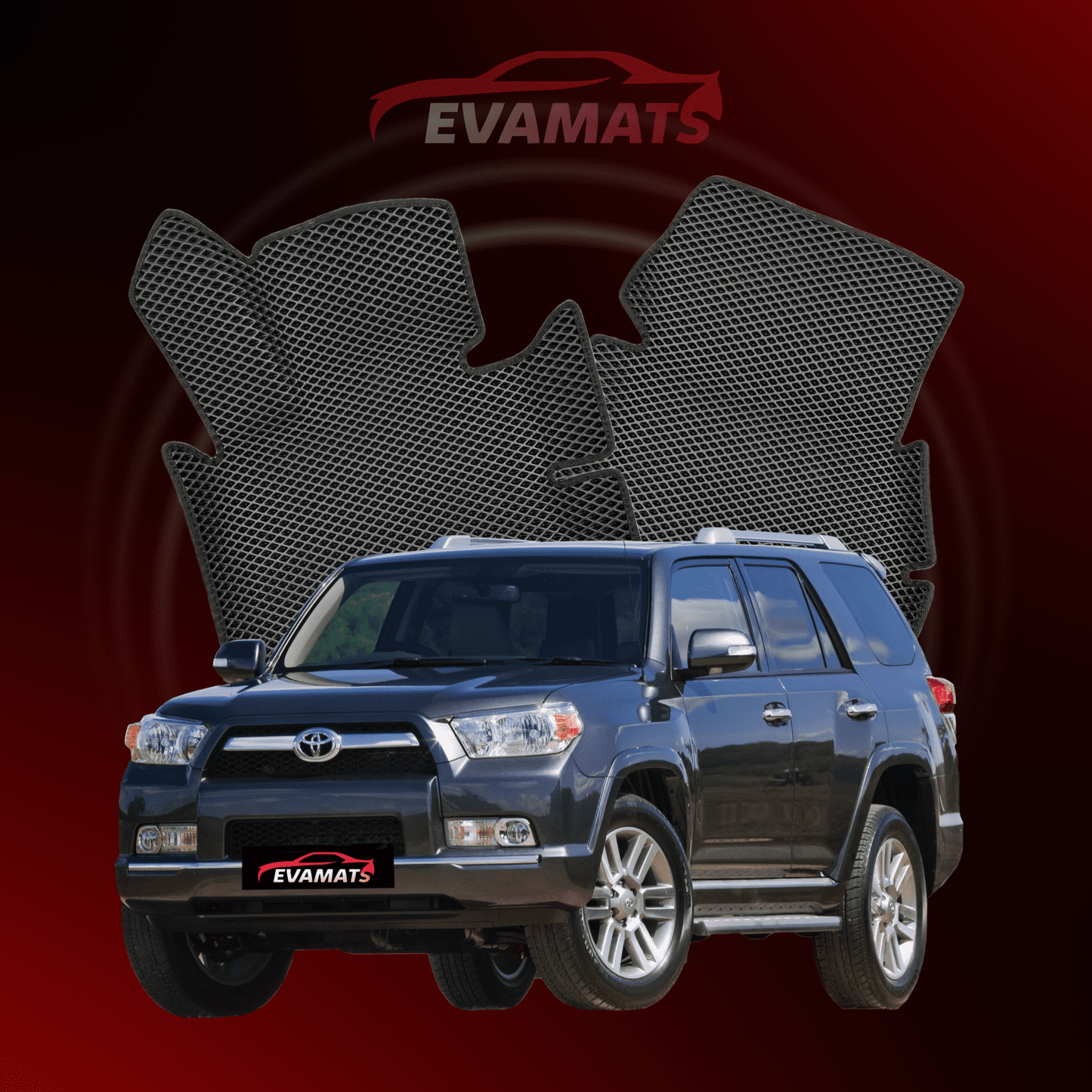 Tapis de voiture EVAMATS pour Toyota 4Runner 5 gen 2009-2024 année SUV