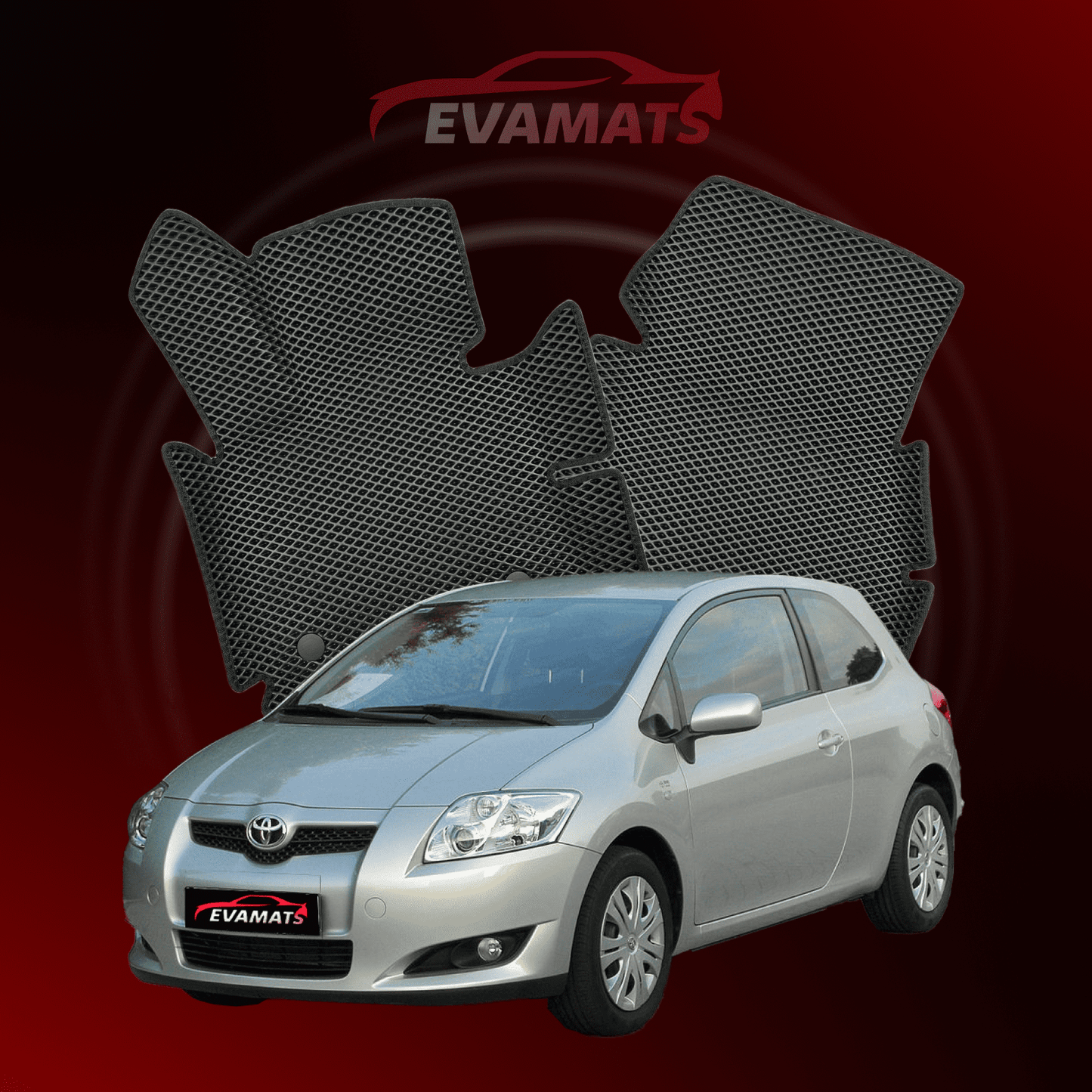 Alfombrillas EVAMATS para Toyota Auris 1ª generación 2006-2012 HATCHBACK 3 puertas