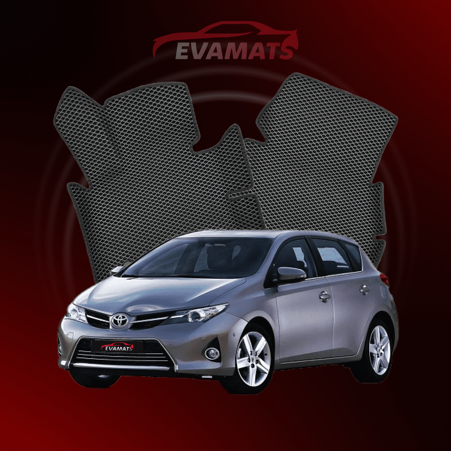 Tapis de voiture EVAMATS pour Toyota Auris 2 gen 2012-2018 année HATCHBACK 5 portes