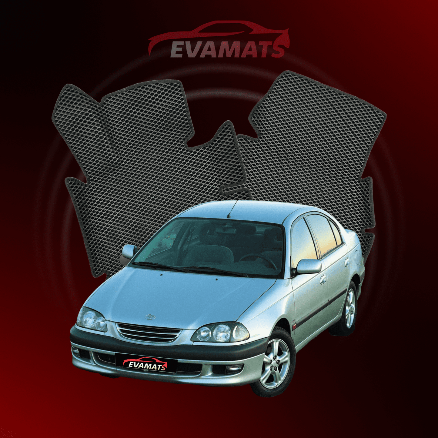 Car mats EVAMATS for Toyota Avensis 1 gen 1997-2003 year SEDAN