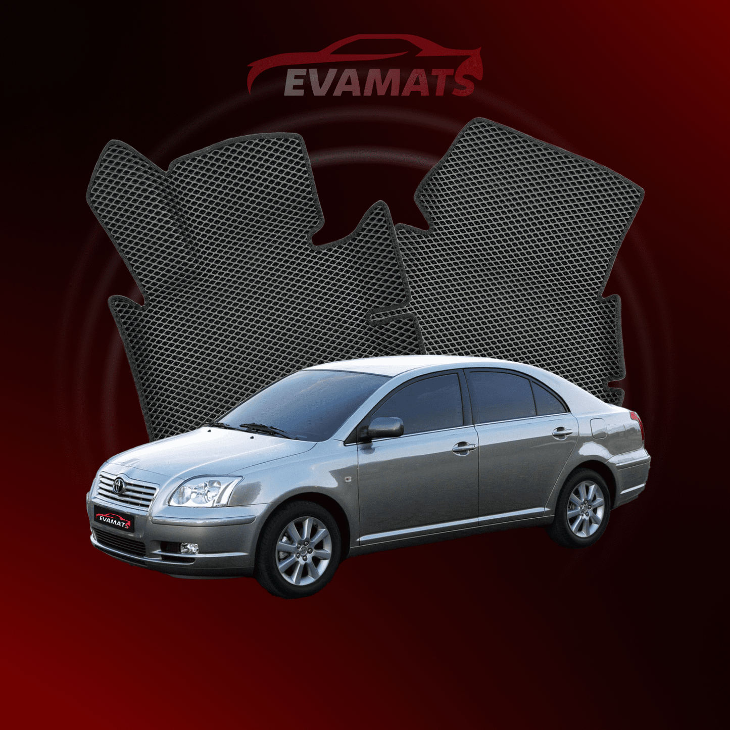 Tapis de voiture EVAMATS pour Toyota Avensis 2 génération 2003-2009 année LIFTBACK