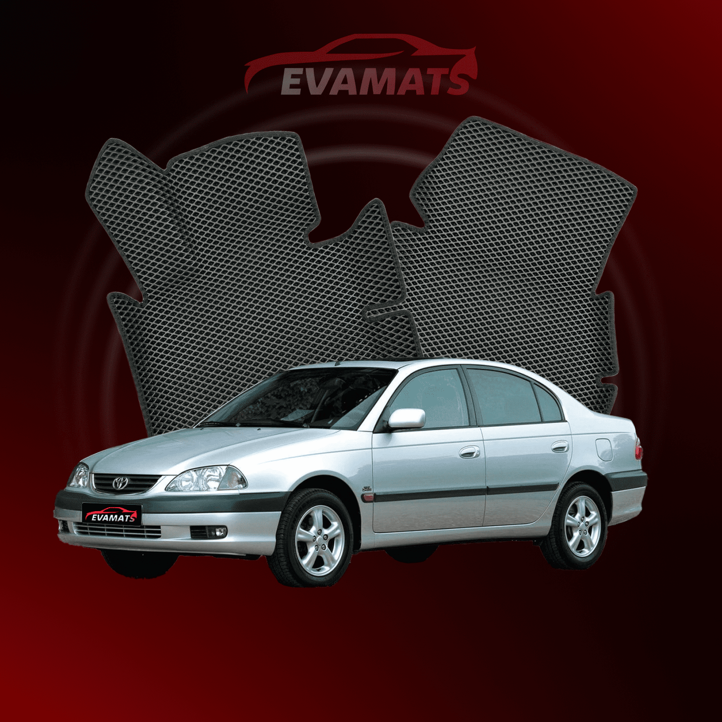 Autokoberce EVAMATS pre Toyota Avensis 2 gen 2003-2009 rok SEDAN