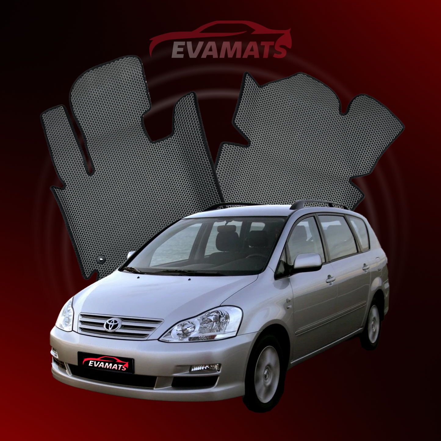 Car mats EVAMATS for Toyota Avensis Verso 2001-2009 year MINIVAN