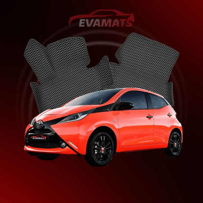 Autokoberce EVAMATS pro Toyota Aygo 2 gen 2014-2023 rok HATCHBACK 5dv.