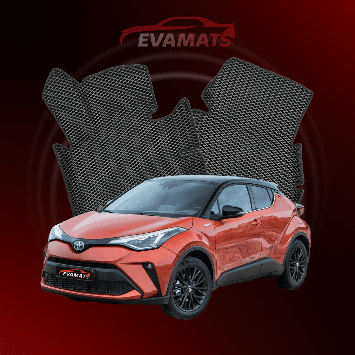 Tapis de voiture EVAMATS pour Toyota C-HR 1 gen 2016-2023 année SUV