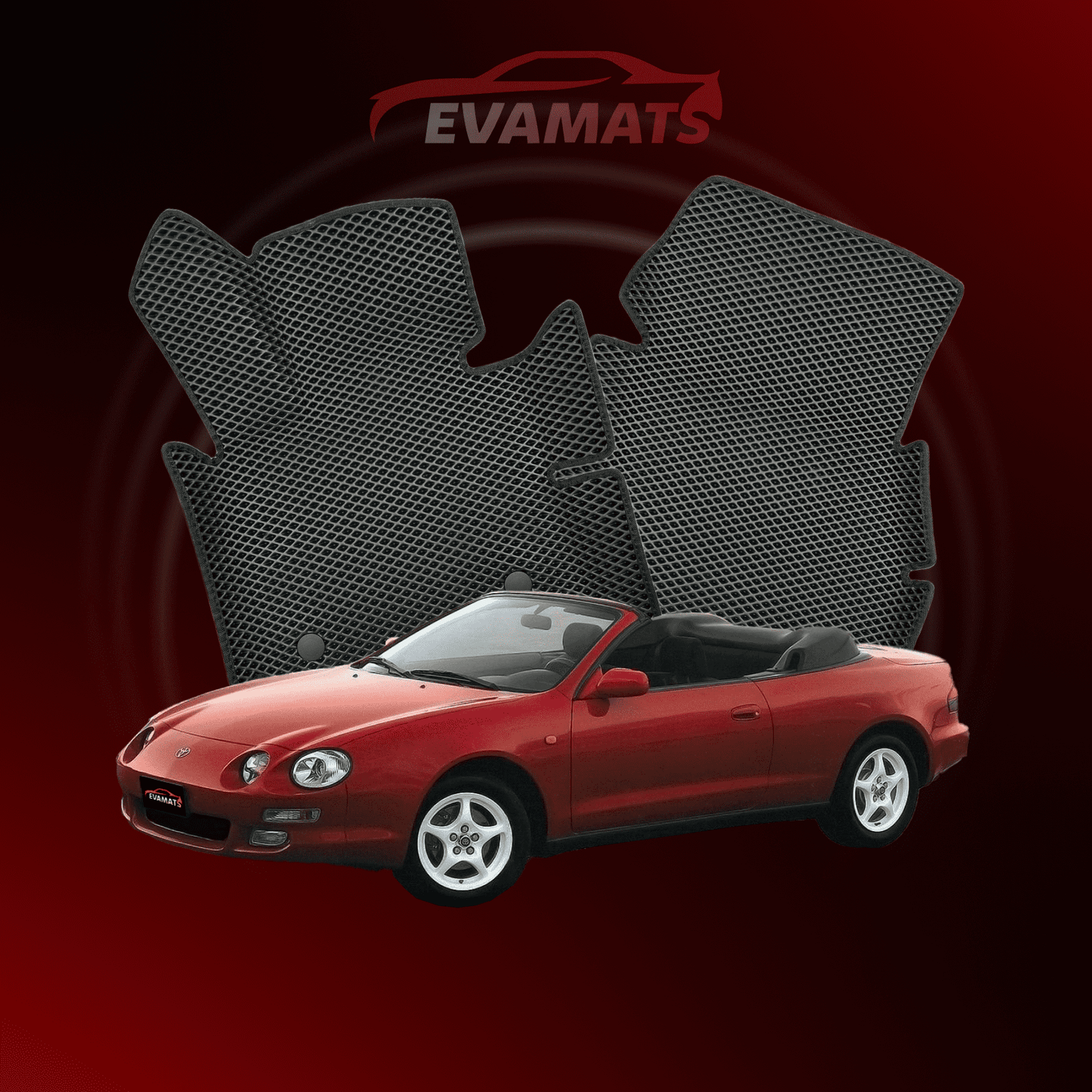 Car mats EVAMATS for Toyota Celica 6 gen 1993-1999 year CABRIO