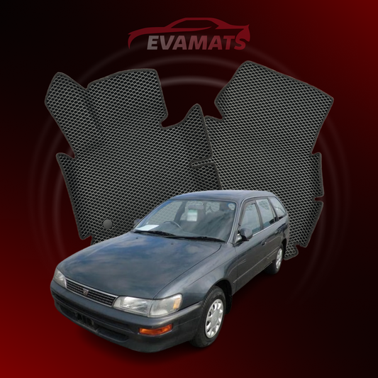 Alfombrillas de coche EVAMATS para Toyota Corolla 7ª generación 1991-2000 STATION WAGON