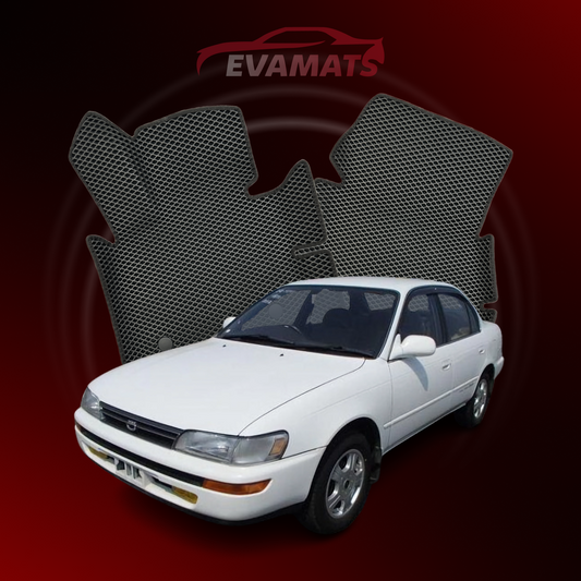 Tappetini per auto EVAMATS per Toyota Corolla 7 gen 1991-2000 anno BERLINA