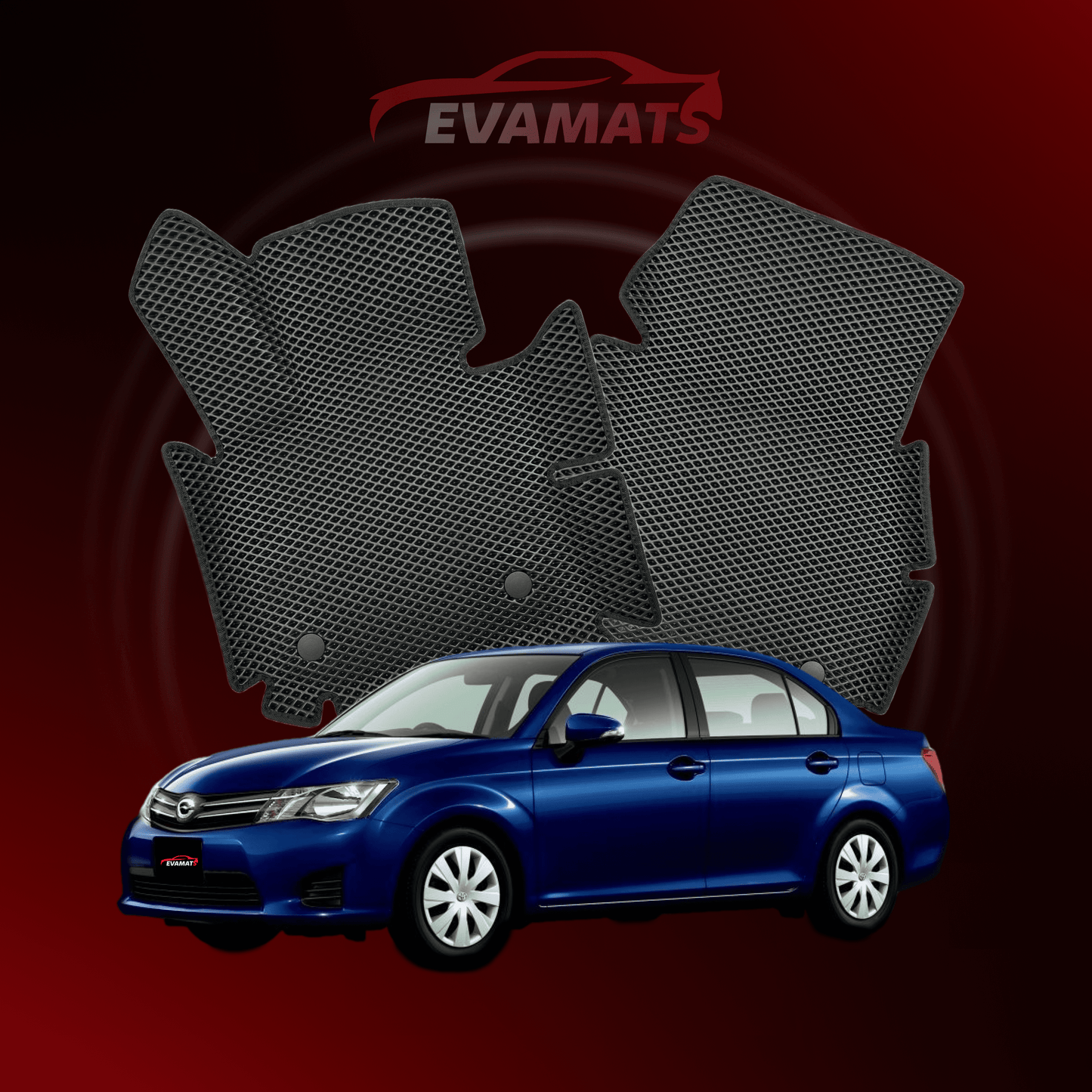 Car mats EVAMATS for Toyota Corolla 11 gen 2012-2023 year SEDAN