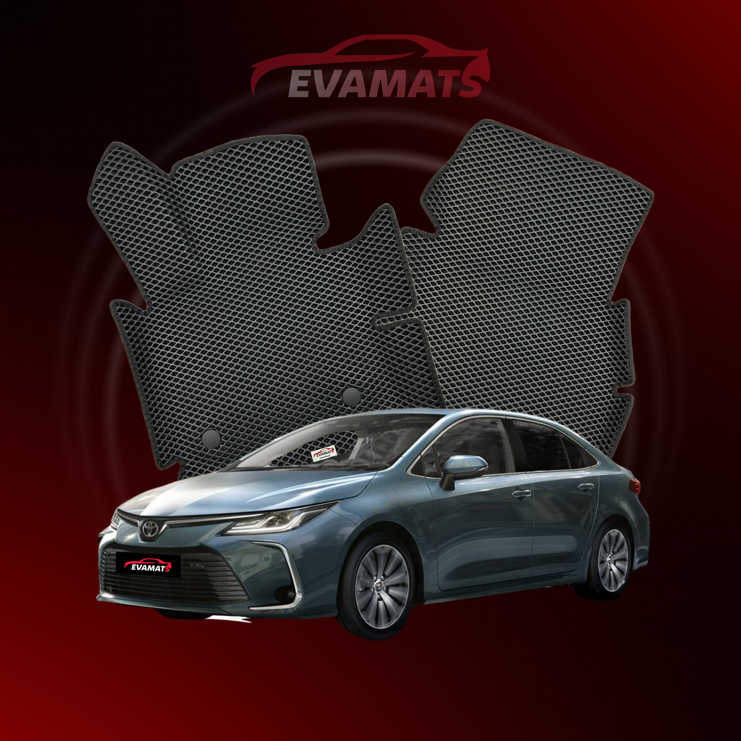 Car mats EVAMATS for Toyota Corolla 12 gen 2018-2025 year SEDAN