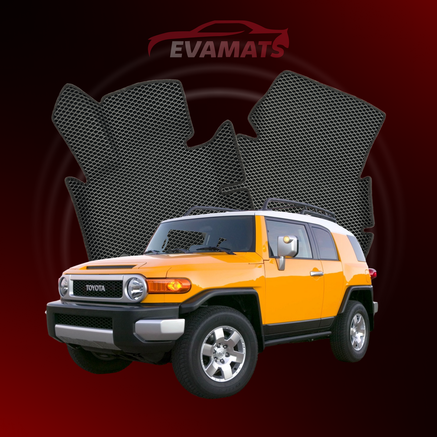 Car mats EVAMATS do Toyota FJ Cruiser 1 gen 2006-2022 year SUV