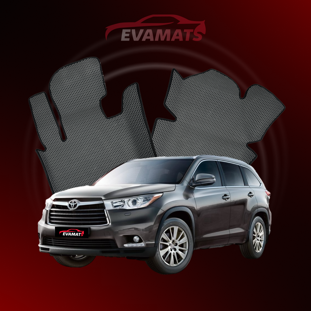 Autokoberce EVAMATS pre SUV 7 miestne Toyota Highlander 3 gen 2013-2019