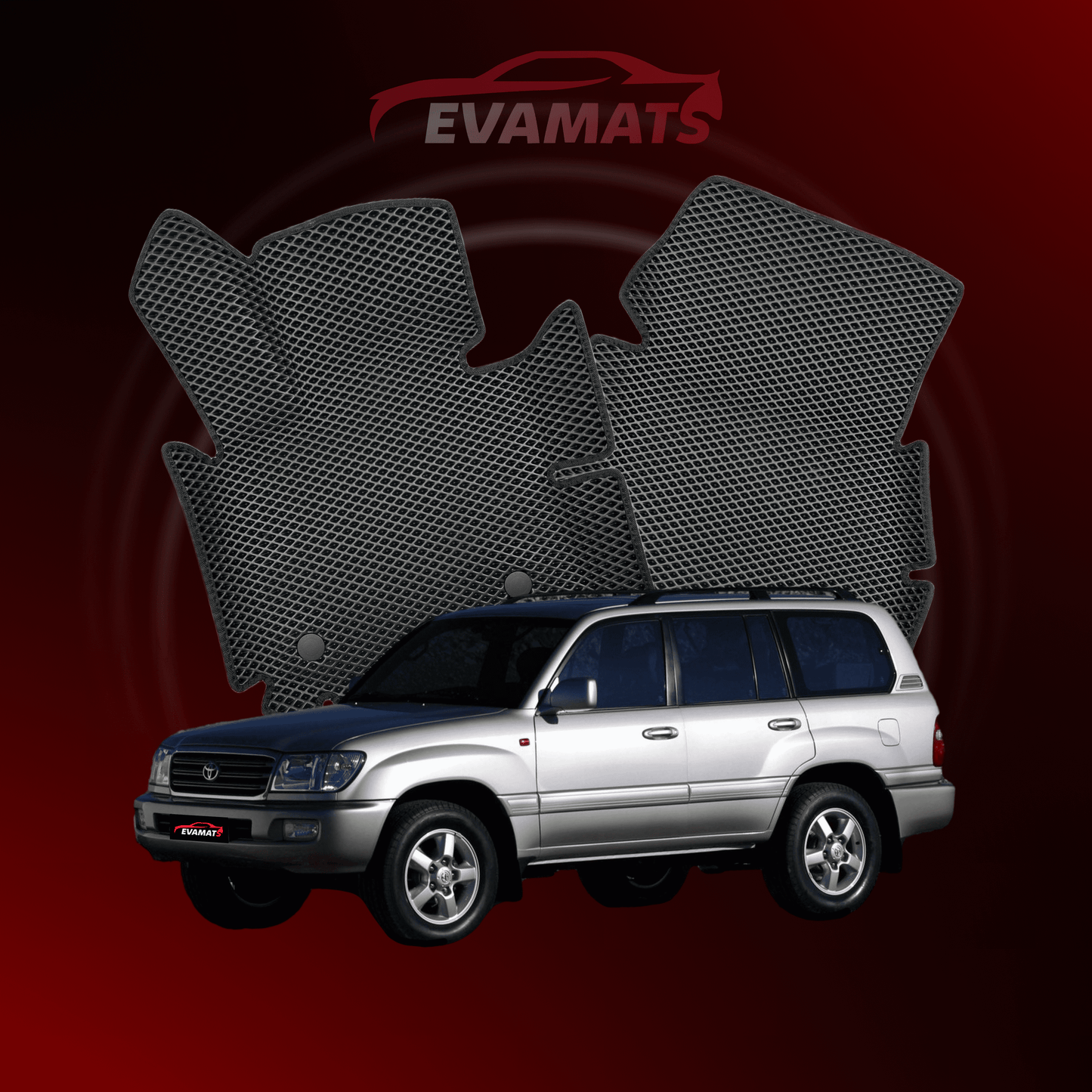 Car mats EVAMATS for Toyota Land Cruiser 100 1 gen 1998-2007 year SUV