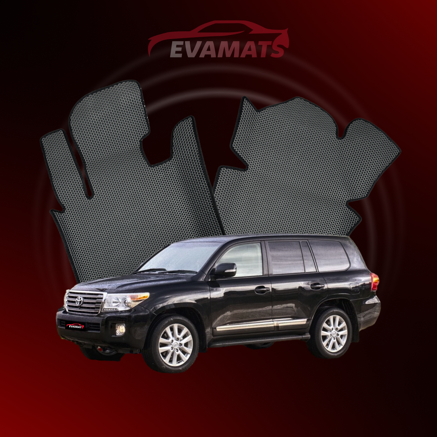 Tapis de voiture EVAMATS pour Toyota Land Cruiser 200 2 gen 2007-2021 année SUV 5 portes