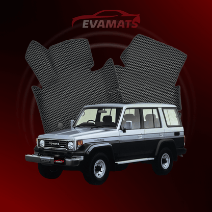 Car mats EVAMATS for Toyota Land Cruiser J70 1984-2007 rok SUV 5 door