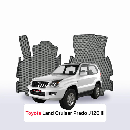 Car mats EVAMATS for Toyota Land Cruiser Prado J120 3 gen 2002-2009 year SUV 3 door