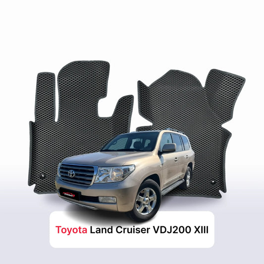 Car mats EVAMATS for Toyota Land Cruiser VDJ200 13 gen 2007-2021 year SUV 5 door