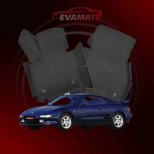 Car mats EVAMATS for Toyota MR2 2 gen 1998-2000 year COUPE