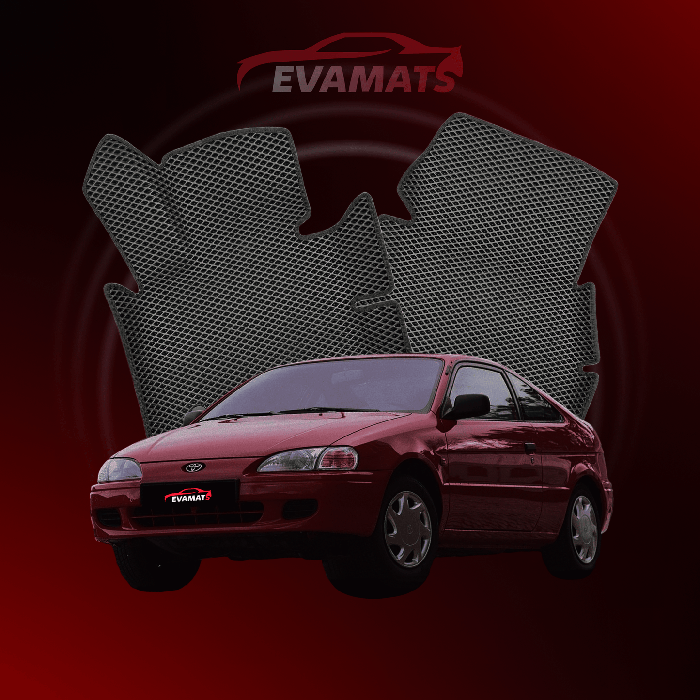 Tapis de voiture EVAMATS pour Toyota Paseo 2 gen 1995-1999 année COUPÉ