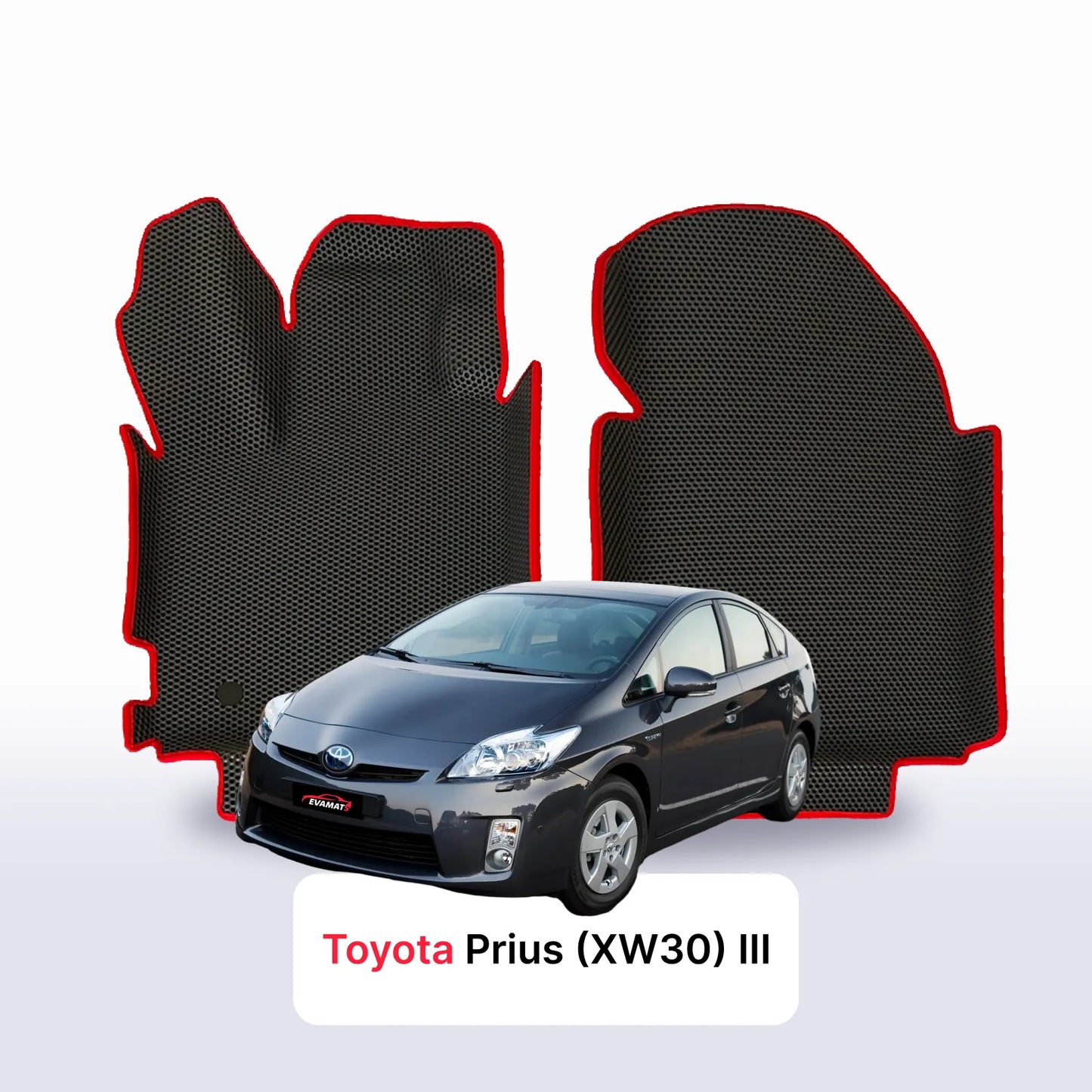 Car mats EVA for Toyota Prius XW30 3 gen 2009-2015 year LIFTBACK