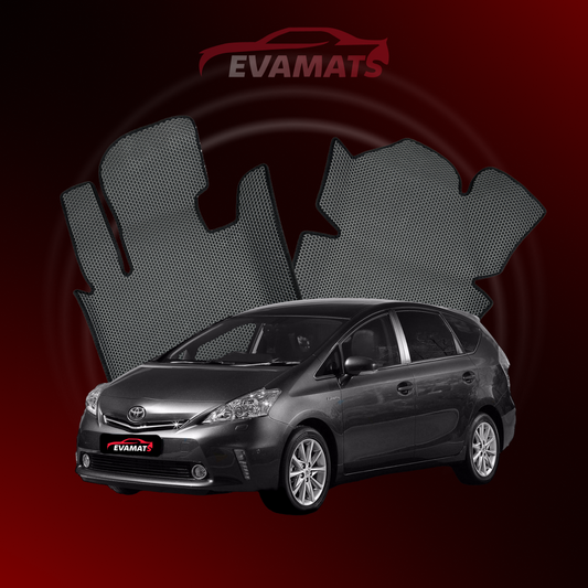 Autokoberce EVAMATS pre Toyota Prius v+ 1 gen 2011-2014 ročník MINIVAN