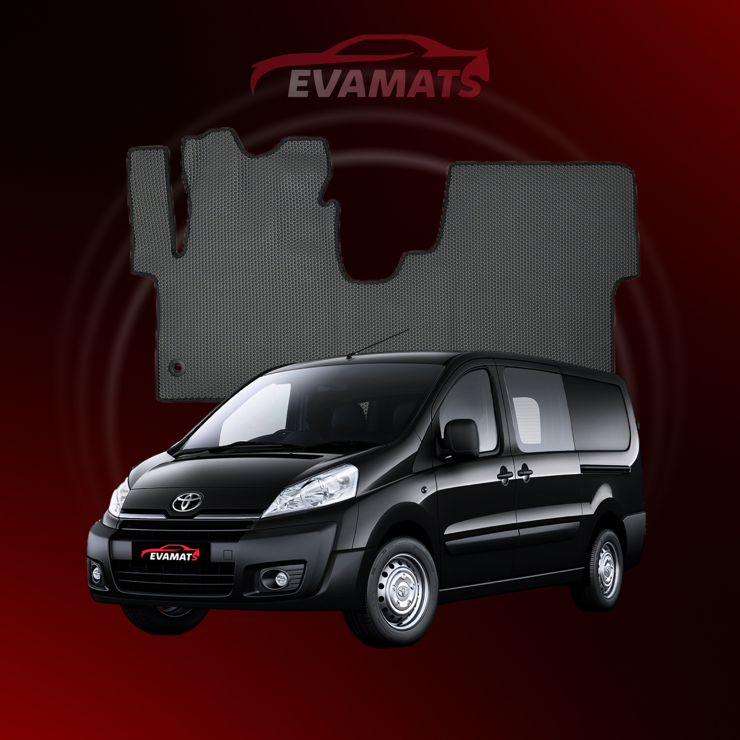 Car mats EVAMATS for Toyota ProAce Verso 2013-2016 year LONG MINIVAN