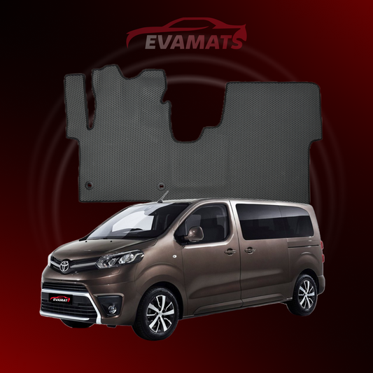 Alfombrillas EVAMATS para Toyota ProAce Verso año 2016-2023 MINIVAN 7 plazas