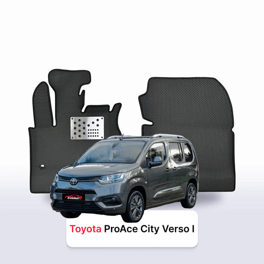 Car mats EVAMATS for Toyota ProAce City Verso 2019-2028 year MINIVAN