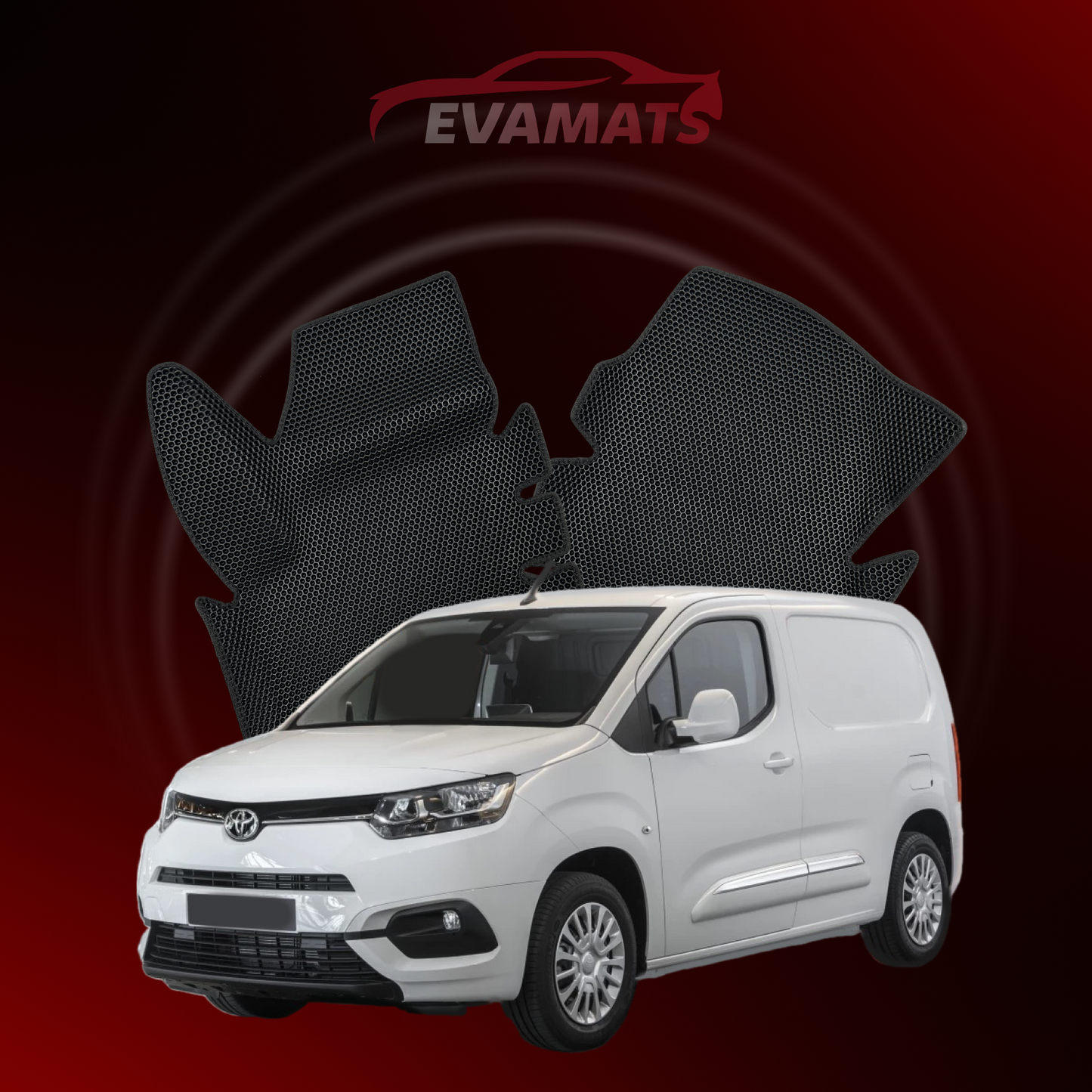 Car mats EVAMATS for Toyota ProAce City Verso 2019-2025 year VAN