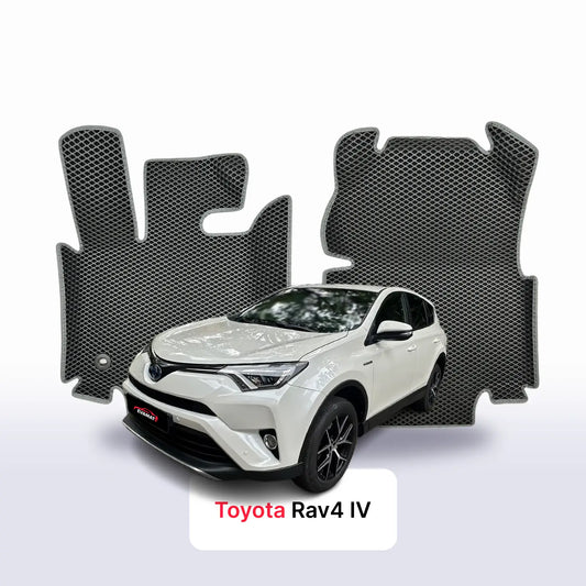 Car mats EVAMATS for Toyota Rav4 (XA40) facelift 4 gen 2016-2019 year SUV