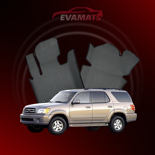 Car mats EVAMATS for Toyota Sequoia 1 gen 2000-2007 year SUV 7 seater