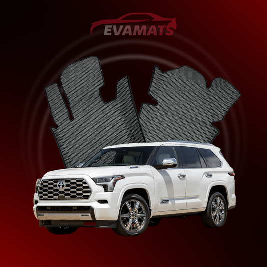 Car mats EVAMATS for Toyota Sequoia 3 gen 2022-2025 year SUV