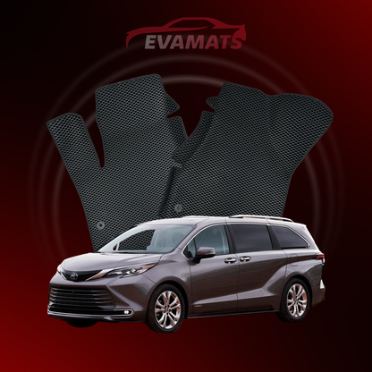 Car mats EVAMATS for Toyota Sienna 4 gen 2020-2023 year MINIVAN