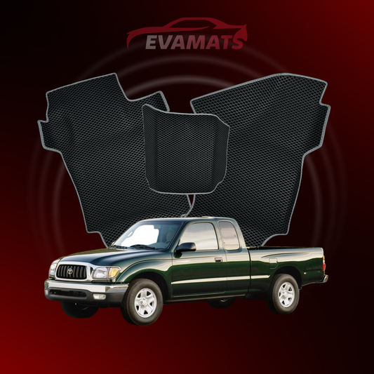 Car mats EVAMATS for Toyota Tacoma 1 gen 1995-2004 year PICK-UP one-and-half cabin