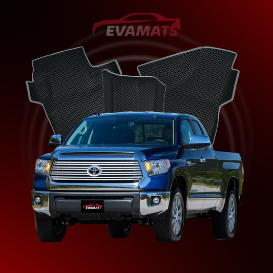 Car mats EVAMATS for Toyota Tundra 2 gen 2007-2023 year PICK-UP one-and-half cabin