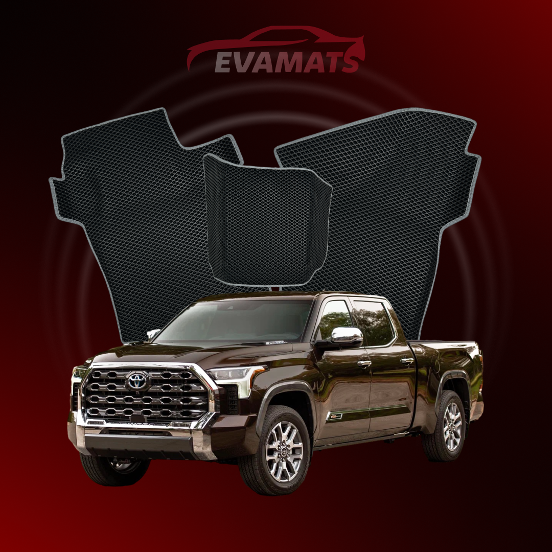 Autokoberce EVAMATS pre Toyota Tundra 3 gen 2021-2024 rok PICK-UP LONG dvojkajuta