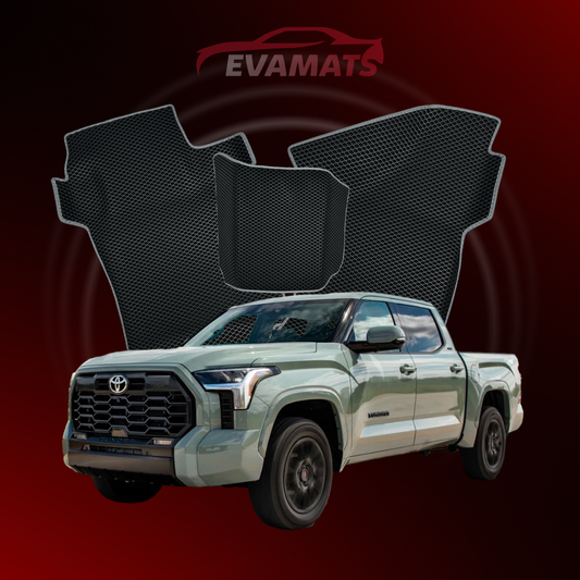 Car mats EVAMATS for Toyota Tundra 3 gen 2021-2024 year PICK-UP double cabin