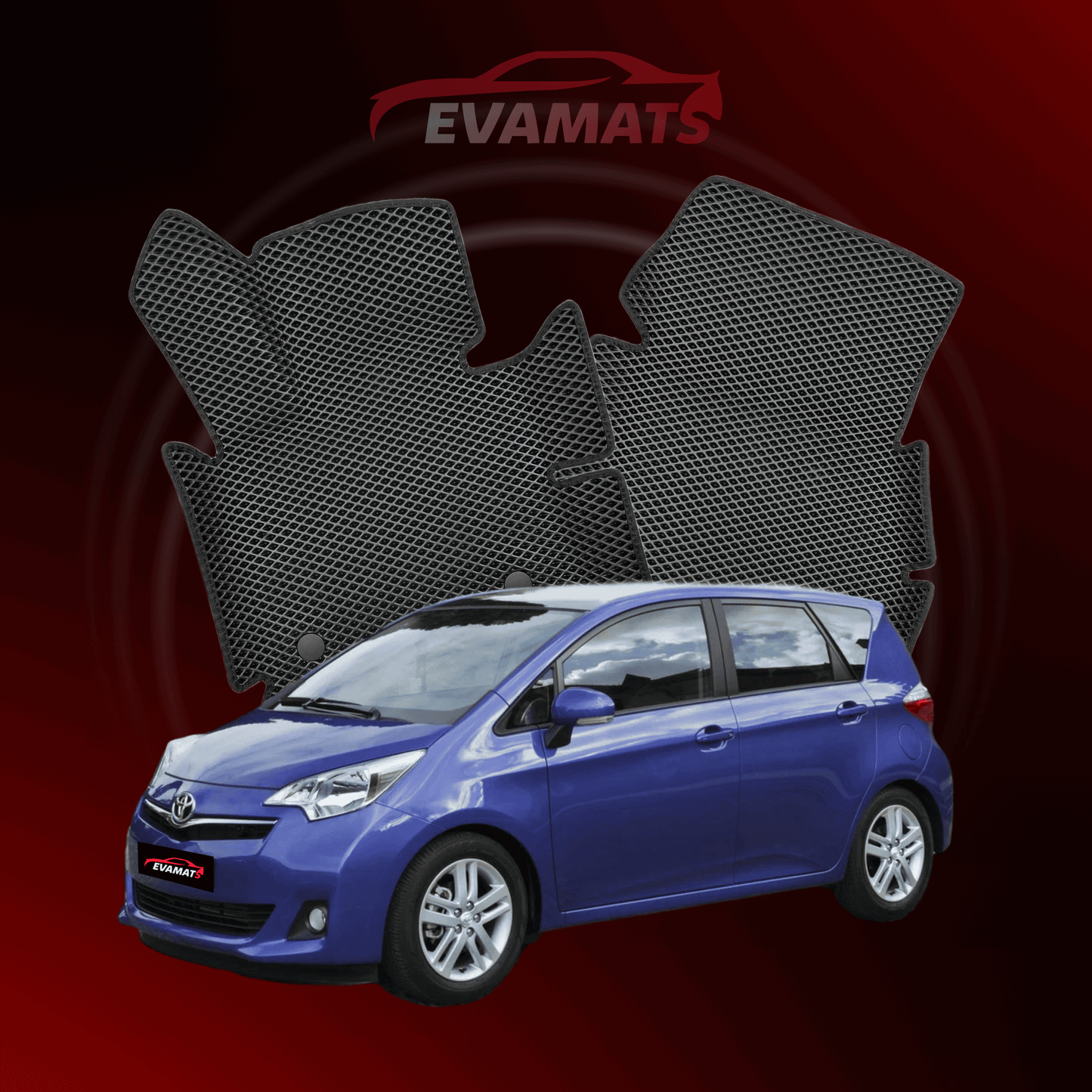 Alfombrillas EVAMATS para Toyota Verso S 1ª generación 2010-2018 MINIVAN