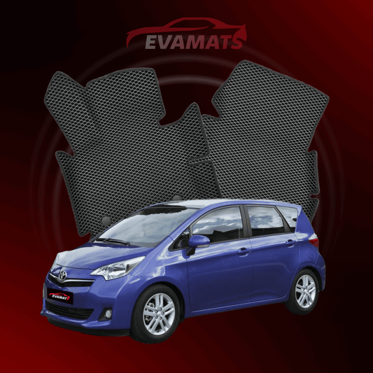 Autokoberce EVAMATS pro Toyota Verso S 1 gen 2010-2018 rok MINIVAN