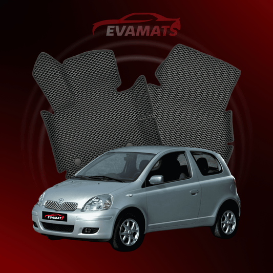 Car mats EVAMATS for Toyota Yaris 1 gen 1999-2005 year HATCHBACK 3 door