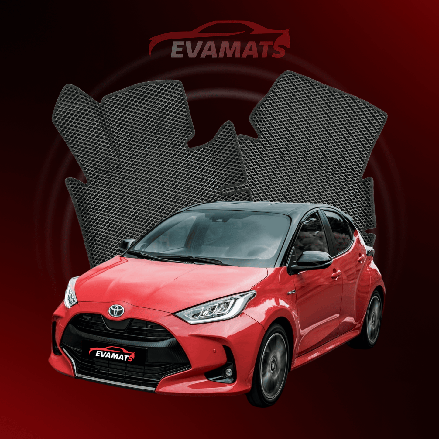 Car mats EVAMATS for Toyota Yaris 4 gen 2020-2025 year HATCHBACK 5 door